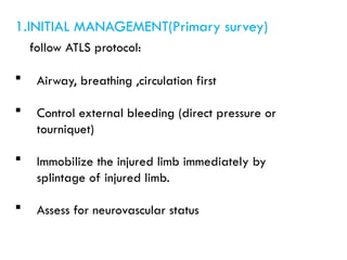 Comprehensive Guide to Extremity Trauma: Investigation and Treatment | PPTX
