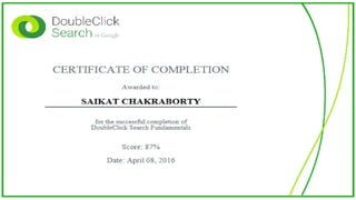 DoubleClick Search Fundamentals Certificate