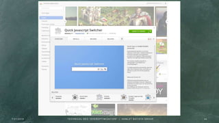 7 / 2 1 / 2 0 1 6 4 0T E C H N I C A L S E O " O V E R O P T I M I Z AT I O N " | H A M L E T B AT I S TA G R O U P
 