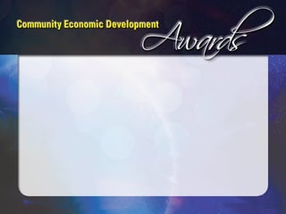 Community Economic Development
 