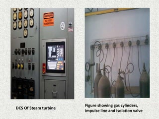 Figure showing gas cylinders,
impulse line and isolation valve
DCS Of Steam turbine
 