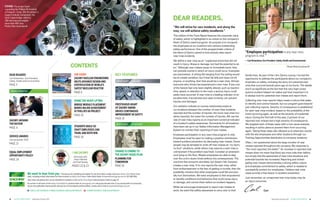 2 	 ZACHRY FORCE REPORT	 September/October 2015 September/October 2015	 ZACHRY FORCE REPORT	 3
COVER: The project team
expanding the Phillips 66 terminal
in Freeport, Texas, lifts the project’s
largest modular component, the
dock 3 pipe bridge, which is
286 feet long and weighs
more than 440 tons.
Photo/Nick Grancharoff
We want to hear from you. The process for submitting information for any story idea is simple. Send your Zachry Force Report story
ideas, including contact information for those involved, to Zachry Force Report Editor Brian Dwyer at dwyerw@zachrygroup.com or 210-588-5813.
Story ideas and photos also can be submitted to members of the Zachry Force Report editorial board, listed on page 24 .
An archive of all issues of the Zachry Force Report is posted online at zachrygroup.com and group intranet sites. If you would prefer to exclusively
access the publication electronically and opt out of receiving the printed edition, simply send a note to dwyerw@zachrygroup.com
CONTENTS
DEAR READERS
Carl Richardson, Vice President,
Safety, Health and Environmental
PAGE 3
DOINGTHE HEAVYLIFTING
BRIDGE MODULE PLACEMENT
MARKS MAJORACHIEVEMENT
ATPHILLIPS 66 PROJECT
PAGE 10
TOP STORY
ZACHRYNUCLEARENGINEERING
HELPSADVANCEDESIGNAND
CERTIFICATIONOFWORLD’S
SAFESTNUCLEARREACTOR
PAGE 6
Interviews with
Jesse Villarreal
and Paul Heaney
PAGES 22 & 23
PRESTIGIOUS HEART
OFZACHRYAWARD
DRIVES CONTINUOUS
IMPROVEMENTIN SAFETY
PAGE 14
KEY FEATURES
SPOTLIGHT	VALUES
SPOTLIGHT	STRATEGY
DEAR READERS,
Photo/Nick Grancharoff
“Employee participation in any near-miss
program is vital.”
— Carl Richardson,Vice President,Safety,Health and Environmental
	 FIND US ON FACEBOOK @ WWW.FACEBOOK.COM/ZACHRYGROUP	 	 @ WWW.PINTEREST.COM/ZACHRYGROUP
CHANGE IS COMING TO
THE ZACHRY 401(K) PLAN
PLANNING FOR
TOMORROW
PAGE 16
STUDENTS BUILD SO
CRAFTEMPLOYEES CAN
TRAIN,AND BOTHWIN
PAGE 18
ZACHRY AROUND
THE NATION
PAGE 4
NEWS UPDATES
“We will strive for zero incidents, and along the
way, we will achieve safety excellence.”
This edition of the Force Report features the corporate value
of safety, which is highlighted in an article on the company’s
Heart of Zachry award program. Its purpose is to recognize
the employees at our locations who achieve outstanding
safety performance. One of the programmatic criteria of
the Heart of Zachry award is how actively sites report
near-miss incidents.
We define a near miss as an “unplanned event that did not
result in injury, illness or damage, but had the potential to do
so.” Although near misses cause no immediate harm, they
can precede events in which an injury could occur. Examples
are everywhere. A ceiling tile hanging from the ceiling would
be an unsafe condition, but if that tile falls and does not hit
anyone, or anything, then that would be a near miss. Almost
everyone who drives has experienced a near miss. If any one
of the factors had only been slightly altered, such as reaction
time, speed, or attention to the road, a serious injury could
easily have occurred. A near miss is a leading indicator of an
accident that, if scrutinized and used correctly, can prevent
injuries and damages.
Our statistics indicate an inverse relationship exists at
our locations between the number of near-miss incidents
reported and the number of injuries: the more near-miss inci-
dents reported, the lower the number of injuries. We use the
rate of near-miss reports as an important numerical indicator
of a location’s safety awareness. Scorecards for all locations
have been set up in our Safety Information Management
System to monitor their reporting of near misses.
Employee participation in any near-miss program is vital.
Employees must be open to making a positive contribution
toward accident prevention by discussing near misses. Some
people may be tempted to write off near misses as “no harm,
no foul” situations, while others may assume a near miss is
unimportant if the problem was fixed. Consider an extension
cord lying on the floor. Maybe employees are able to step
over the cord a dozen times without any consequences. The
one time that someone stumbles, but doesn’t fall, however,
creates a near miss. If no one reports the near miss, either
from embarrassment or the fear of getting in trouble, then the
possibility remains that other employees could fall and actu-
ally hurt themselves. We want employees to feel empowered
to identify conditions and behaviors that could cause injury
or damage, and correct them before an incident happens.
While we encourage employees to report near misses at
work, we want this safety awareness to carry over to their
family lives. As part of the I Am Zachry course, I’ve had the
opportunity to address the participants about our company’s
emphasis on safety, including the story of a personal near
miss that occurred several years ago at my home. The details
aren’t as significant as the fact that this very high-conse-
quence incident helped me realize just how important it is
to always look for potential near misses and report them.
Collecting near miss reports helps create a culture that seeks
to identify and control hazards, but our program goes beyond
just collecting reports. Severity of consequence is established
for each near-miss incident, based on the probability of the
event occurring again, as well as the severity of a potential
injury. During the first half of this year, 2 percent of our
reported near misses had a high severity of consequence.
We targeted each of these cases with a root cause analysis,
resulting in action plans to prevent them from occurring
again. Taking these steps also allowed us to share key results
with the site employees and other locations through our
Training Opportunities distribution to company locations.
Often, I am questioned about the large number of near
misses reported throughout the company. My response is,
“the more reported, the better.” An increase in reported near
misses does not mean that there are more risks than before,
but simply that the awareness of near-miss situations and
potential hazards has increased. Reporting and investi-
gating near misses demonstrates a strong safety culture
and employee commitment to safety, which is needed to
successfully protect our employees. I believe near miss
cases provide a free lesson in accident prevention.
Just remember, an unreported near miss today may be
an injury tomorrow.
	 Carl
I AM ZACHRY
SERVICEAWARDS
Second quarter 2015
PAGE 21
EQUALEMPLOYMENT
OPPORTUNITYPOLICY
PAGE 24
 