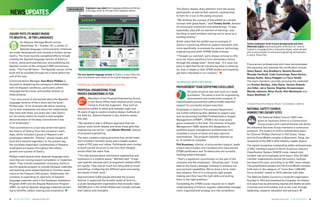 4 	 ZACHRY FORCE REPORT	 September/October 2015 September/October 2015	 ZACHRY FORCE REPORT	 5
SHOWINGGIRLSENGINEERINGPRINCIPLESINACTION
PROPOSAL ENGINEERING TEAM
PROVES ENGINEERING IS FUN
Members of the Proposal Engineering Group
in the Home Office have inspired some young
minds to think like engineers. They built an
interactive exhibit to allow girls between eight and
18 years of age to explore creative design methods at
the Girls Inc. Science Festival in San Antonio earlier
this year.
“We wanted to take a different approach than the
typical, static booth display and show these girls that
engineering can be fun,” said Marlin Mitchell, director
of proposal engineering.
The team created a piping structure that carried water
and included a fountain pump and a header system
made of PVC pipe and valves. Participants were invited
to build out the structure to see how their designs
would affect the water flow.
“The kids learned about mechanical engineering and
hydraulics in a creative space,” Mitchell said. “It was
user-specific because each arrangement yielded differ-
ent results. They had so much fun being able to touch
everything, configuring the different parts and seeing
the results of their work.”
Approximately 5,000 people attended the science
festival. It supported the broader goals of Girls Inc.,
a youth development organization that annually helps
140,000 girls in the United States and Canada cultivate
their talents and strengths.
SPANISH-LANGUAGECOMMUNICATIONINITIATIVES
ZACHRY PUTS ITS MONEYWHERE
ITS MOUTH IS… IN TWO LANGUAGES
As Hispanic Heritage Month arrives
(September 15 – October 15), a variety of
Spanish-language communication initiatives
are under development and coming to fruition across
Zachry. The most recently completed efforts include
creating the Spanish-language version of Zachry’s
e-store, www.zachrycentral.com, and publishing the
Spanish version of the company’s 90th anniversary
book, “The First 90 Years.” The Spanish version of the
book will be available through the e-store before the
end of the year.
Communications Manager Ana-María Phillips is
focused on deepening the company’s relationships
with its Hispanic workforce, particularly where
language barriers exist, and worked directly on
these projects.
“I am very proud of and excited about the Spanish-
language versions of the e-store and the book,”
Phillips said. “A lot of people talk about reaching
out to their employees and about the relationships
they have with them, but every day I see Zachry
put its money where its mouth is with tangible
demonstrations of the deep commitment it has
to its employees.”
That commitment is a two-way street that spans
the history of Zachry. From the company’s early
days, which included a group of Hispanic craft
employees called the “Charros” whose loyalty and
work ethic became legendary, to the present day,
the countless meaningful contributions of Hispanic
employees are woven throughout the culture,
growth and success of Zachry.
Phillips noted several other Spanish-language initia-
tives that are moving toward completion or implemen-
tation. They include completely revamping Zachry’s
service awards program to include bilingual materials,
and teaching work-related Spanish to frontline super-
visors at the Freeport LNG project. Additionally, the
company is expanding its repertoire of Spanish-
language materials used in the Employee Assistance
Program (EAP) and the Dispute Resolution Program
(DRP), as well as Spanish-language materials pertain-
ing to benefits, safety, training and compliance.
The Zachry display drew attention from the young
participants, as well as their parents, causing lines
to form for a turn at the piping structure.
“We attribute the success of this exhibit to a simple
concept with great depth,” said Tinsley Smith, director
of community investment and philanthropy. “It was,
essentially, play with an element of learning—just
the thing to teach problem solving and to serve as a
building activity.”
Smith noted that the exhibit was an example of
Zachry’s continuing efforts to support education and,
more specifically, to promote the science, technology,
engineering and math (STEM) fields of study.
“Through our outreach, we’re always striving to influ-
ence our future workforce from elementary school
through the college level,” Smith said. “It’s never too
early to light that fire by introducing them to what we
do, how it relates to their STEM studies and hopefully
get them interested in our industry.“
ISMCREDENTIALIMPACTSBOTTOMLINE
PROCUREMENTTEAM CERTIFYING EXCELLENCE
No great structure was ever built on a weak
foundation. The same is true for engineering,
procurement and construction projects. A
sophisticated procurement staff provides essential
support for successful project execution.
Employees in Zachry’s Procurement Department
are further enhancing their abilities to support proj-
ects by becoming Certified Professionals in Supply
Management (CPSM®
). CPSM is the most presti-
gious credential in the field. The Institute of Supply
Management (ISM) awards this designation to
qualified supply management professionals who
complete a course of study and pass rigorous
examinations. The program typically requires up
to 12 months to complete.
Phil Boudreau, director of procurement support, leads
a team that includes nine members who have earned
CPSM certification and 10 others who are currently
working toward that goal.
“That’s a significant commitment on the part of the
company and the employees,” Boudreau said. “It ties
back to the Zachry strategic initiative to enhance our
procurement capabilities. We’ve done a lot to meet
that initiative. Part of it is hiring the right people,
making sure they have the right skills and putting
them in the right positions.”
Completing the CPSM course requires an in-depth
understanding of finance, supplier relationship manage-
ment, organizational strategy and risk compliance.
NEWSUPDATES
Zachry employees Scott Crouch (background) and Chris
Whiteside (right) assist participants at the Girls Inc. Science
Festival in arranging Zachry’s interactive display, which allowed
girls to see principles of mechanical engineering and hydraulics
in action. Photo/Site
The new Spanish-language version of Zachry’s e-store offers the
same merchandise and content as the English-language version.
Procurement professionals who have demonstrated
this expertise and obtained the certification include
Stacy Beach, Ana Bradberry, Beverly Burnett,
Rhonda Cardwell, Colin Cummings, Russ Horton,
Stacey Kuftic, Stacy Padgett and Cory Smith.
The team members currently pursuing the credential
are Kristen Benites, John Davis, Vernon Dufault,
Jon Edler, Jerry Garcia, Stephen Grusenmeyer,
Mandy Johnson, Brian Kurth, Kim MacIntosh and
Stacy Sheffield.
CHEVRONPHILLIPSCHEMICALPROJECT,EXXONMOBILCOMPLEX
NATIONAL SAFETY COUNCIL
HONORS TWO ZACHRY SITES
The National Safety Council (NSC) has
given an exclusive honor to a Construction
Group project and a petrochemical site where
the Industrial Services Group maintains a continuous
presence. The project to build a polyethylene plant
for Chevron Phillips Chemical in Old Ocean, Texas,
and the ExxonMobil complex in Beaumont, Texas, are
recipients of the NSC’s 2015 Industry Leader Award.
The award recognizes outstanding safety achievements
of NSC members based on North American Industry
Classification System (NAICS) code, lowest total
incident rate and employee work hours. Only 53 NSC
member organizations across the country received
the award this year, according to an NSC news release.
The polyethylene project and the ExxonMobil complex
both were in the category of “more than 1,000,000
hours worked” based on 2014 calendar year data.
The National Safety Council is a nonprofit organization
founded in 1913 and chartered by Congress. Its mission
is to save lives by preventing injuries and deaths at work,
in homes and communities, and on the road, through
leadership, research, education and advocacy.
Employees may select their language preference at the top
of the page on the far left side of the navigation options.
VIEW IN ENGLISH
 