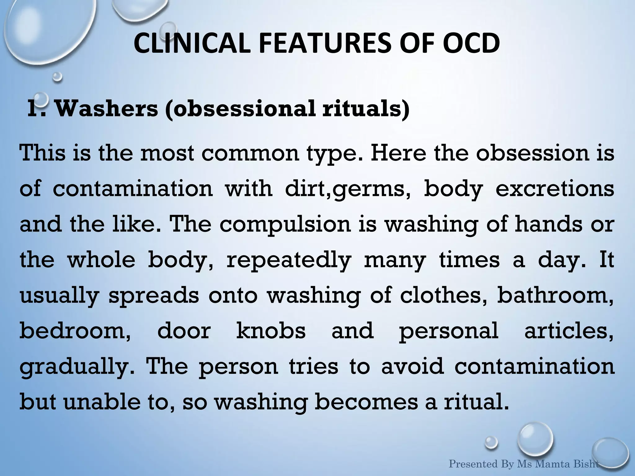 obsessive compulsive and related disorders (OCD) | PDF