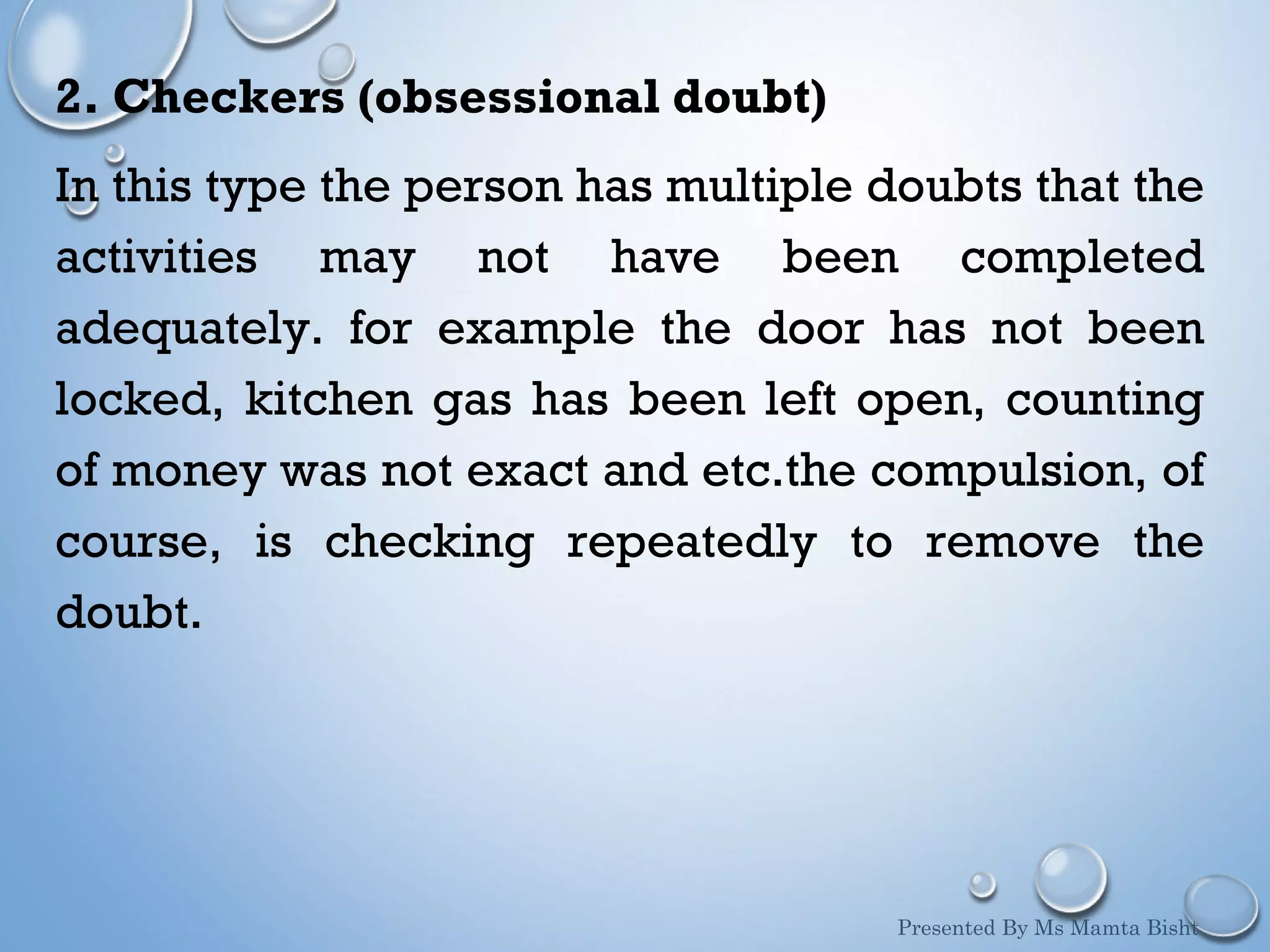 obsessive compulsive and related disorders (OCD) | PDF