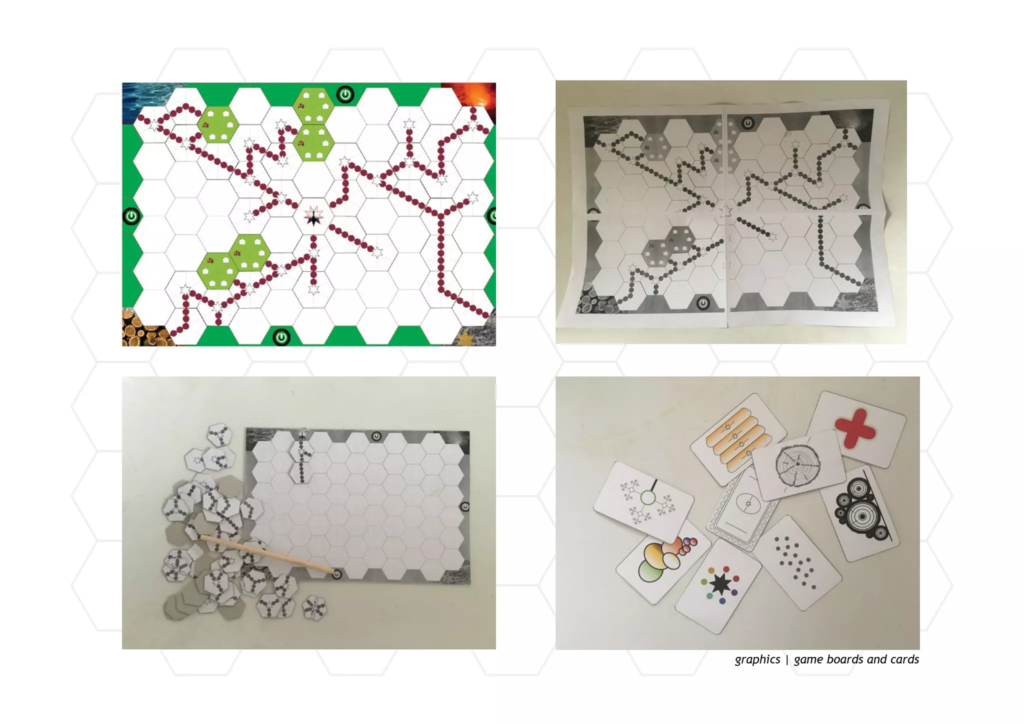 graphics | game boards and cards
 