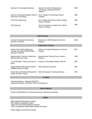 UPDATE CV 2016 | DOC