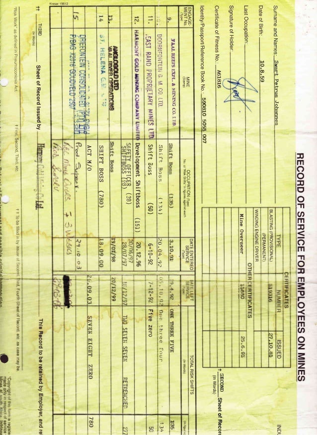 P J Swart Certificates New1