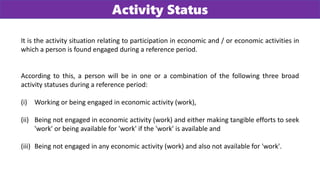 Employment, Unemployment, Labour Force Participation | PPTX