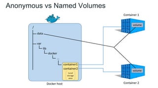 Anonymous vs Named Volumes
 