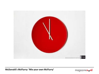 McDonald’s McFlurry: ‘Mix your own McFlurry’ 