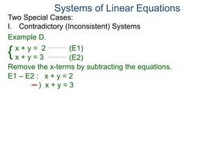56 system of linear equations | PPTX