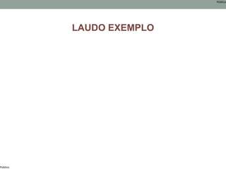 Público
Público
LAUDO EXEMPLO
 