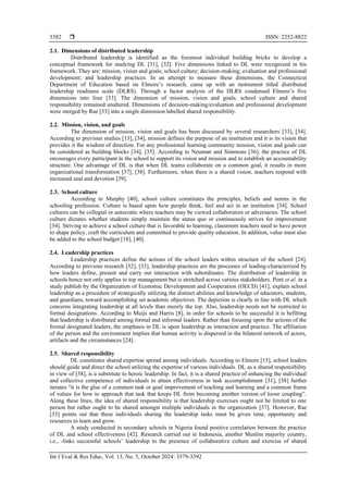 Practices of distributed leadership in two Islamic secondary schools | PDF