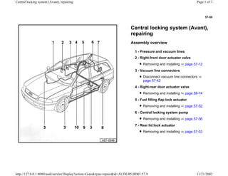Audi A4 B5] Présentation (Page 1) / A4 B5 /