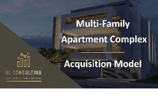 Multi-Family Apartment Complex - Acquisition Model