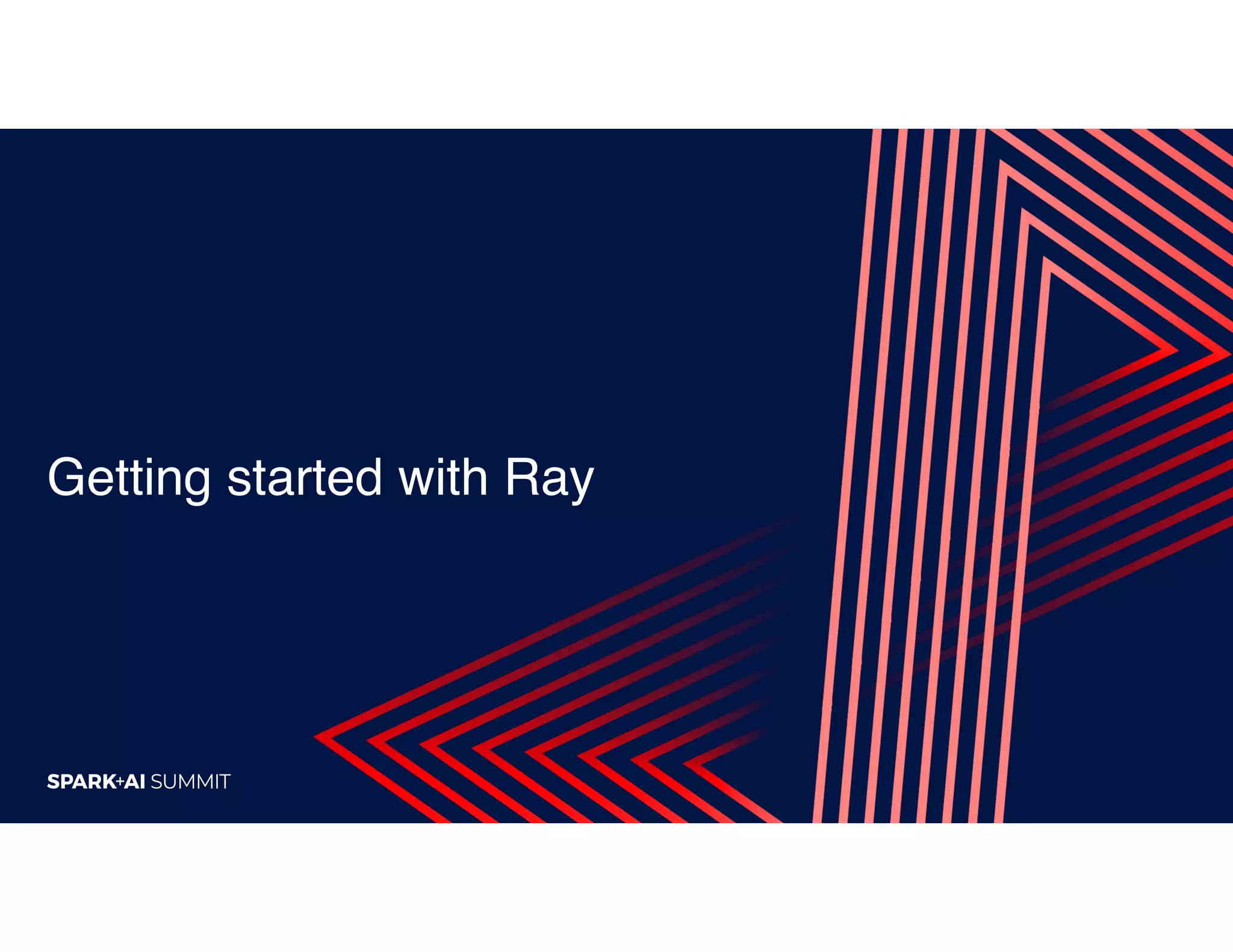 Getting started with Ray 