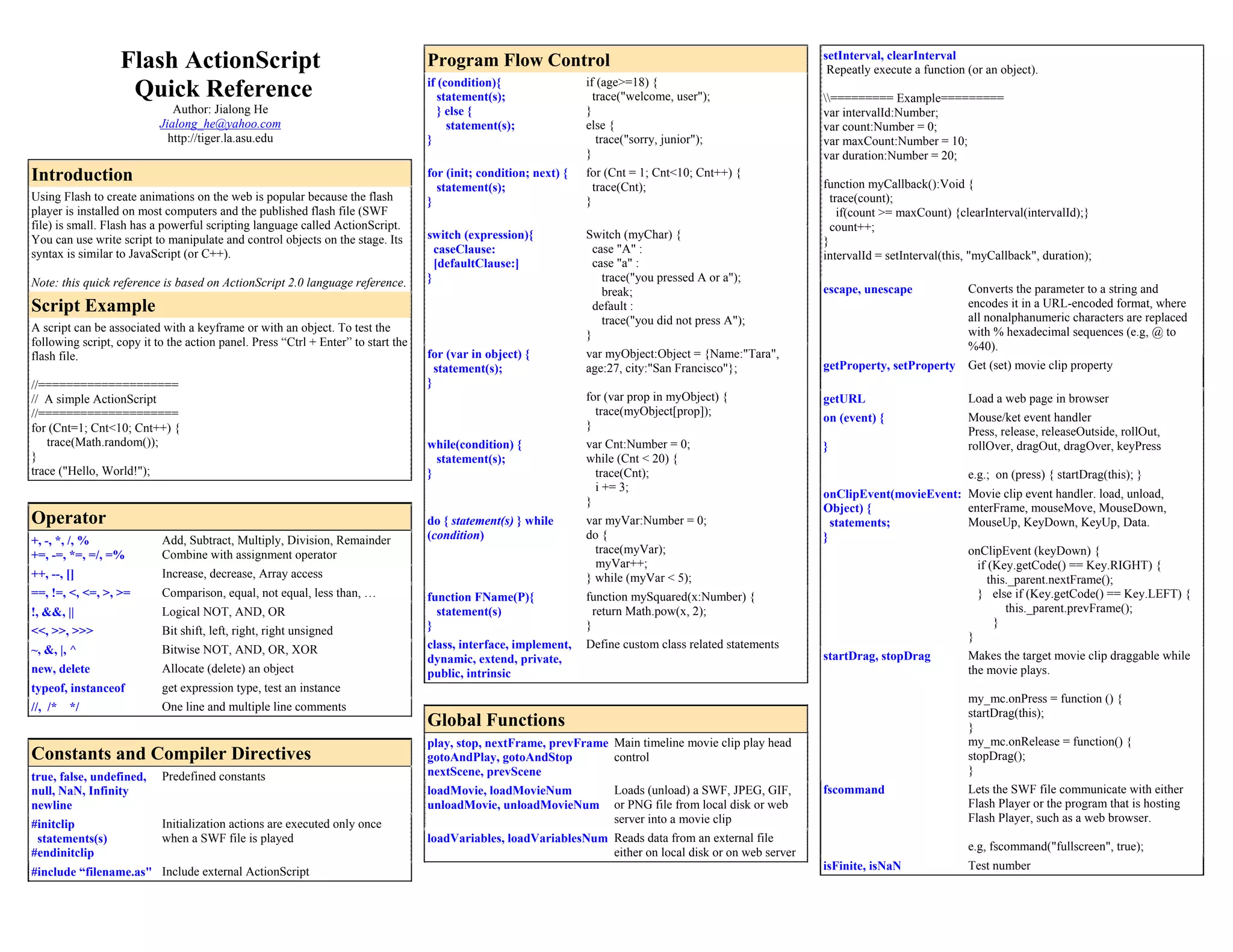 57200143 flash-action-script-quickref | PPT