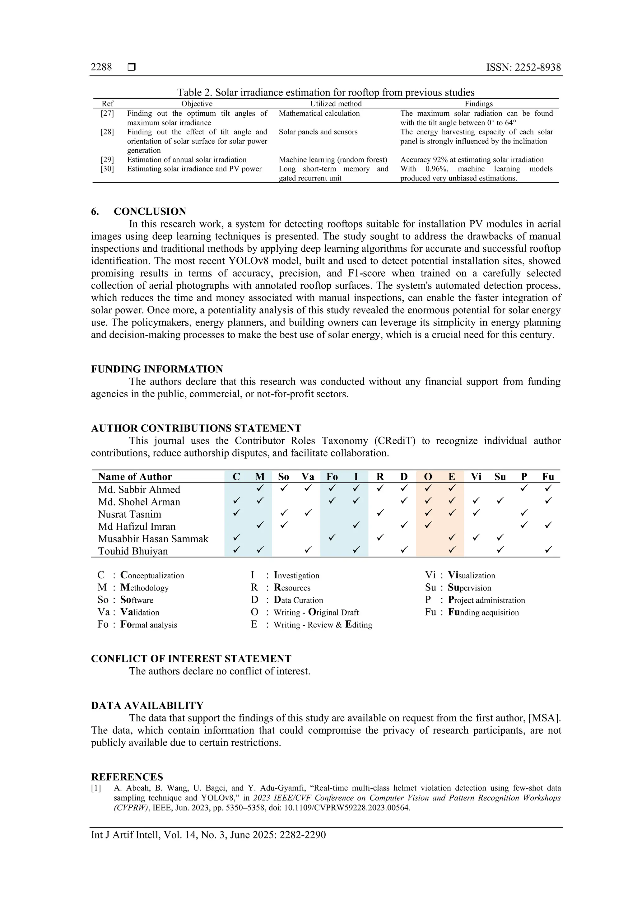 Rooftops detection with YOLOv8 from aerial imagery and a brief review ...