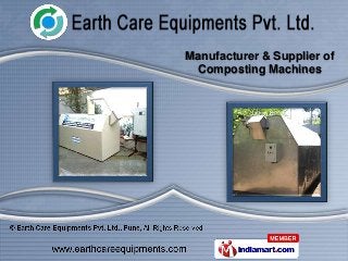 Manufacturer & Supplier of
 Composting Machines
 