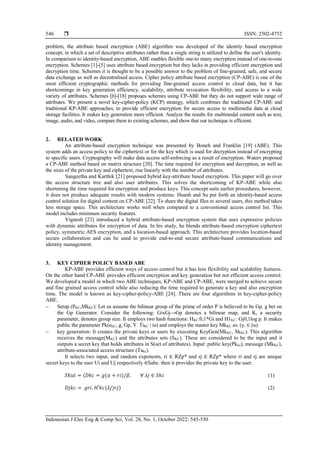Encryption Matrix Key-cipher policy attribute-based encryption mechanism for access ...