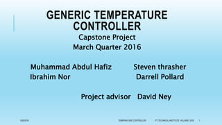 Capston project ITT | PPT