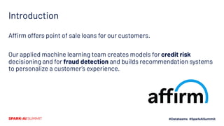 Introduction
For both fraud and credit, it is extremely important to be able to have a
model that is fair and interpretabl...