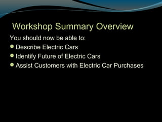 572 electric car workshop project presentation