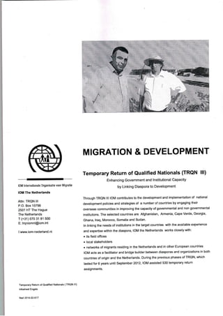 Migration and development
