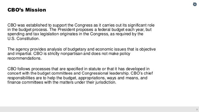 CBO’s Support of the U.S. Congress  Slide 3