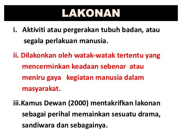 Contoh Dialog Lakonan - Tweeter Directory