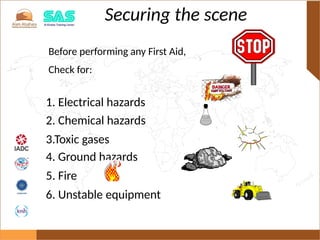 First Air Principles 573547957-First-Aid-Powerpoint-SAS.pptxi | PPTX