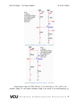 Two Stage Amplifier | DOCX