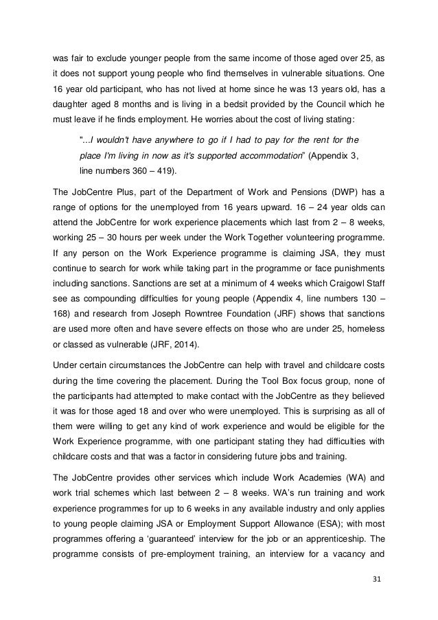 Dissertation support group esa