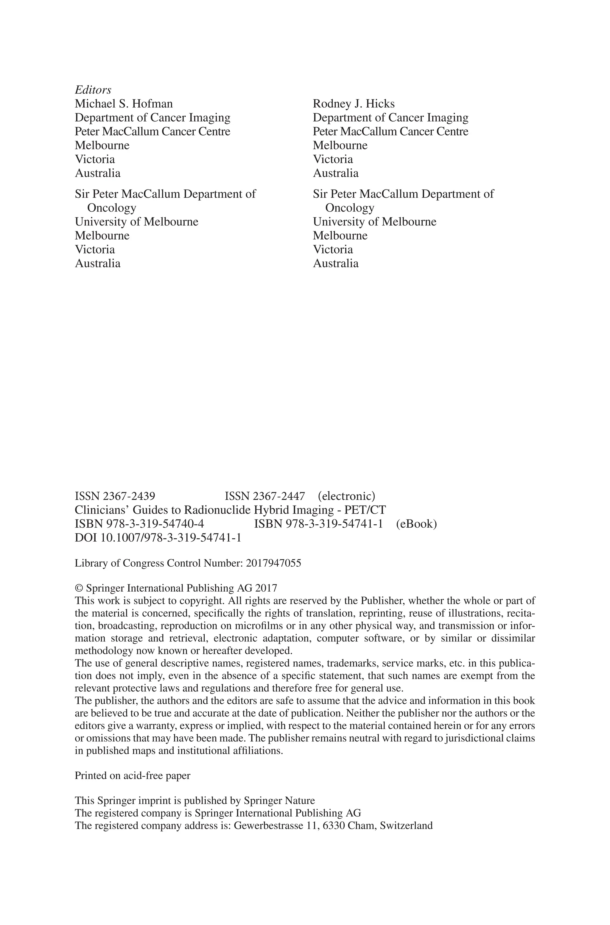 PET CT in Melanoma Clinicians Guides to Radionuclide Hybrid Imaging ...