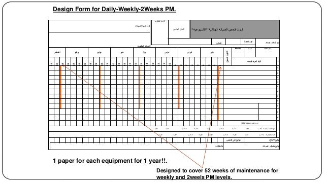 maintenance work order daily work order