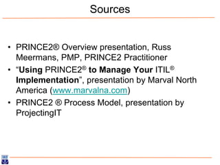 Prince 2 - Project Management principles | PPT