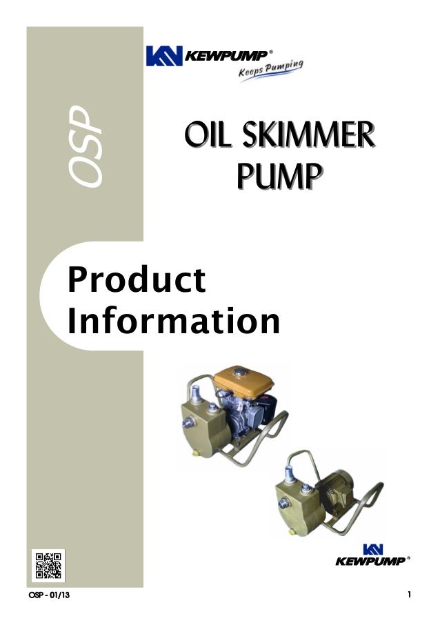 OSP Oil Skimmer Pump