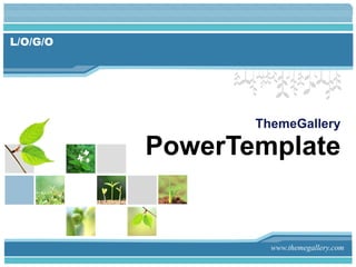 ThemeGallery PowerTemplate www.themegallery.com 