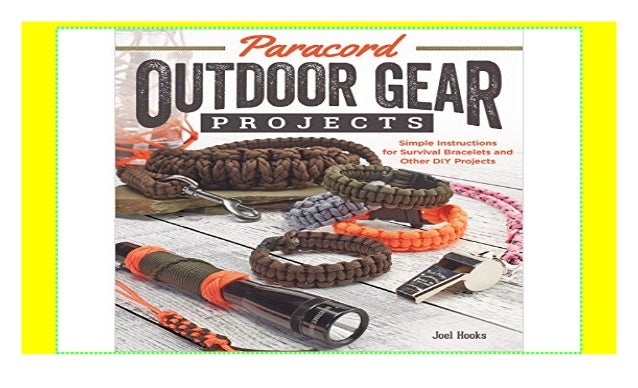 paracord outdoor gear projects