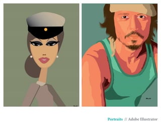 Portraits // Adobe Illustrator
 