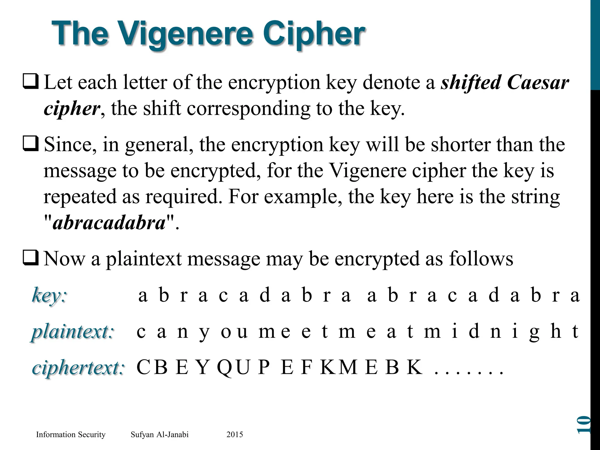Classical encryption algorithm vigener cipher | PDF | Programming ...