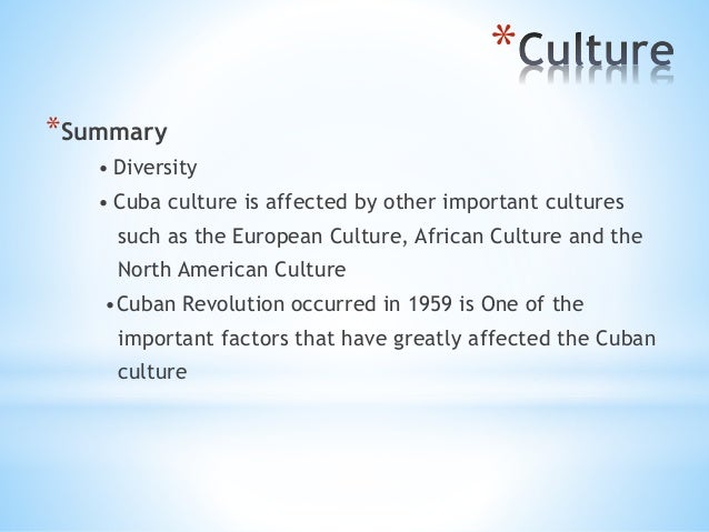 + Facts about cuban culture