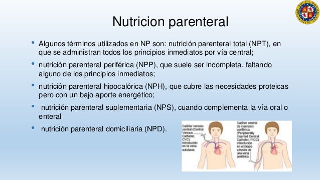 NUTRICIÓN ENTERAL Y PARENTERAL NUTRICIÓN ENTERAL Y PARENTERAL