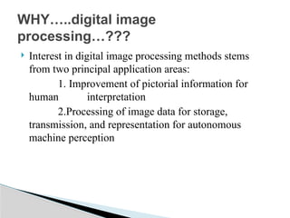 Comprehensive Overview of Digital Image Processing Techniques and ...