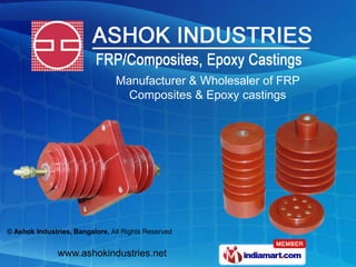 Manufacturer & Wholesaler of FRP  Composites & Epoxy castings 