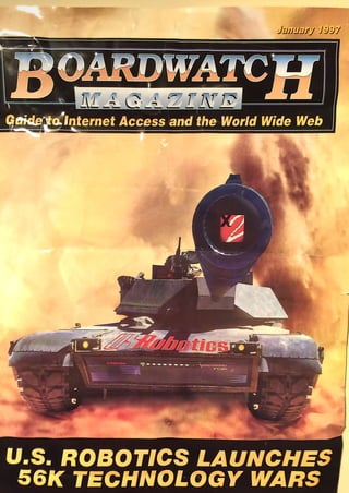 USR Boardwatch Magazine Cover January 1997