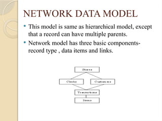 Network Data Models DBMS AND RDBMS TEACHING POWER POINT .ppt