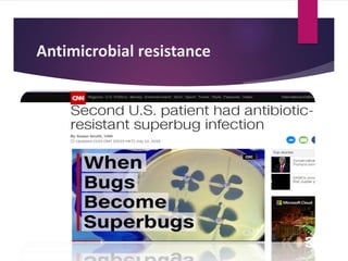 Antimicrobial resistance
 