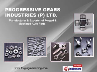 Manufacturer & Exporter of Forged & Machined Auto Parts   